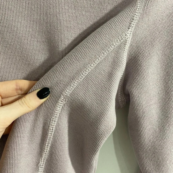 Eddie Bauer Womens Small Light Purple 1/4 Zip Pull - Picture 7 of 8